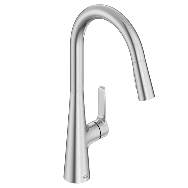 American Standard Calusa High-Arc Stainless Steel Pull-Down Kitchen Faucet - 1 Handle 2 American Standard Calusa High-Arc Stainless Steel Pull-Down Kitchen Faucet - 1 Handle - Image 2