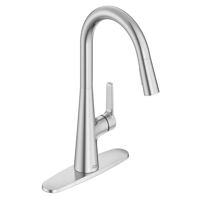 American Standard Calusa High-Arc Stainless Steel Pull-Down Kitchen Faucet - 1 Handle 4 American Standard Calusa High-Arc Stainless Steel Pull-Down Kitchen Faucet - 1 Handle - Image 4