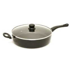 Starfrit 12-in Jumbo Frying Pan With Lid - 5-Quart Capacity