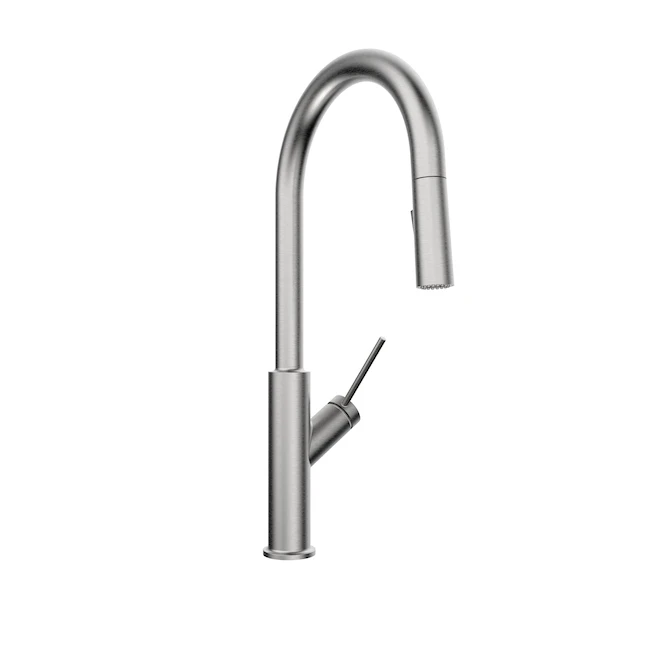 Belanger Svelta Pull-Down 1-Handle Kitchen Faucet - 19-in - Stainless Steel 1 Belanger Svelta Pull-Down 1-Handle Kitchen Faucet - 19-in - Stainless Steel