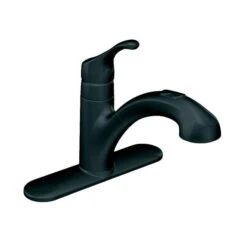 Moen Kitchen Faucet - Renzo Collection - 1-Handle - 8-in - Black