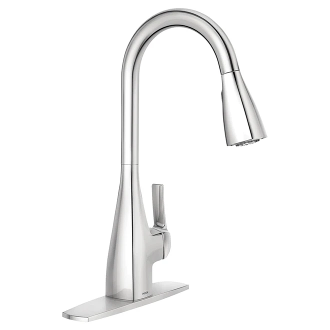 Moen Kiran Kitchen Faucet With Lever - Reflex System - Chrome 3 Moen Kiran Kitchen Faucet With Lever - Reflex System - Chrome - Image 3