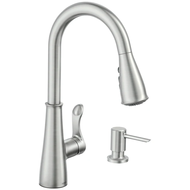 Moen Hadley Pull-Down Kitchen Faucet - Stainless Steel 1 Moen Hadley Pull-Down Kitchen Faucet - Stainless Steel