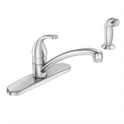 Moen Kitchen Faucet With Side Spray - Single-Lever - Chrome