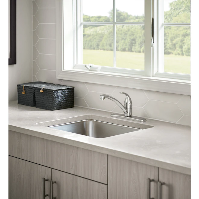 Moen Adler Kitchen Faucet - Single-Lever - Chrome 3 Moen Adler Kitchen Faucet - Single-Lever - Chrome - Image 3