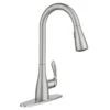Moen Georgene Pull-Down Spot Resist Stainless Steel 1-Handle Kitchen Faucet