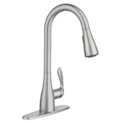 Moen Georgene Pull-Down Spot Resist Stainless Steel 1-Handle Kitchen Faucet