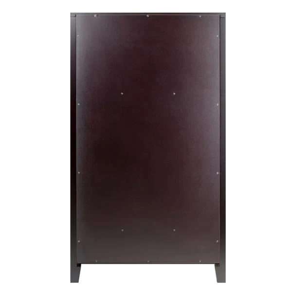 Winsome Wood Bordeaux Wine Cabinet - 22.64-in X 40-in - Composite - Brown 2 Winsome Wood Bordeaux Wine Cabinet - 22.64-in X 40-in - Composite - Brown - Image 2