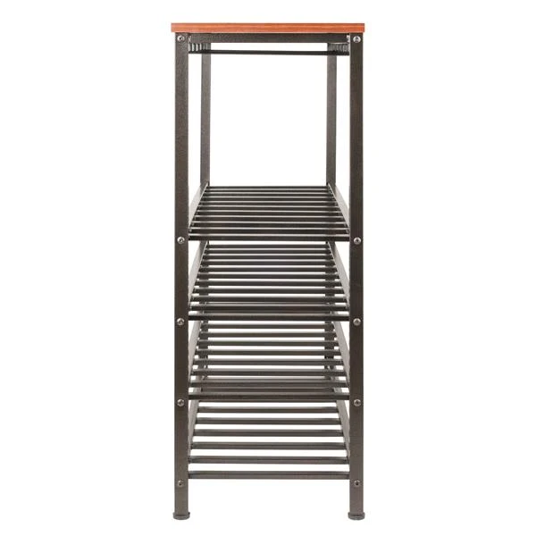 Winsome Wood Michelle Wine Rack - 38.03-in X 36.42-in - Metal - Bronze 2 Winsome Wood Michelle Wine Rack - 38.03-in X 36.42-in - Metal - Bronze - Image 2