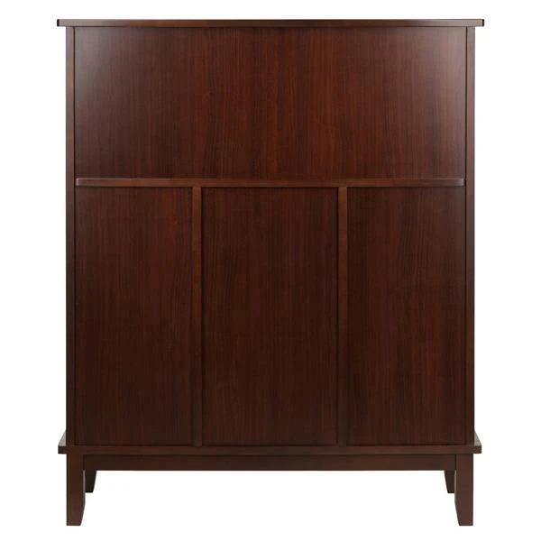 Winsome Wood Beynac Wine Bar - 38.35-in X 44.57-in - Wood - Brown 2 Winsome Wood Beynac Wine Bar - 38.35-in X 44.57-in - Wood - Brown - Image 2