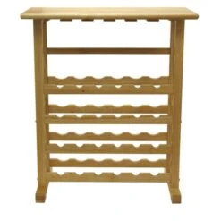 Winsome Wood Vinny Wine Rack - 31.5-in X 35.67-in - Wood - Clear -Alliedbas Shop 330007291 AlternateImage2 l