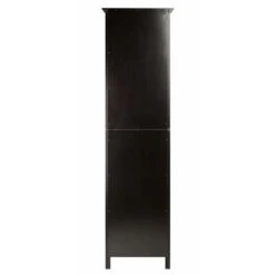 Winsome Wood Burgundy Wine Cabinet - 18.11-in X 66.85-in - Composite - Black 8 Winsome Wood Burgundy Wine Cabinet - 18.11-in X 66.85-in - Composite - Black -Alliedbas Shop 330007292 AlternateImage3 l