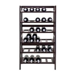 Winsome Wood Silvi Wine Rack - 30-Bottle - Wood - 6-Tier 7 Winsome Wood Silvi Wine Rack - 30-Bottle - Wood - 6-Tier -Alliedbas Shop 330010533 AlternateImage3 l