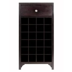 Winsome Wood Ancona Modular Wine Cabinet - 24-Bottle - Wood - Brown -Alliedbas Shop 330010536 AlternateImage2 l
