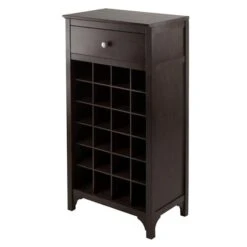 Winsome Wood Ancona Modular Wine Cabinet - 24-Bottle - Wood - Brown -Alliedbas Shop 330010536 MainImage 001 l