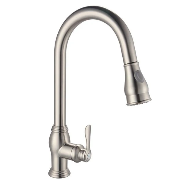 Streamway Nickel 1-Handle Deck Mount Pull-Out Handle/Lever Residential Kitchen Faucet 1 Streamway Nickel 1-Handle Deck Mount Pull-Out Handle/Lever Residential Kitchen Faucet