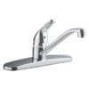 Streamway Chrome 1-Handle Deck Mount Low-Arc Handle/Lever Residential Kitchen Faucet With Deck Plate