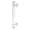 Allied Brass 8-in Polished Chrome Reeded Door Pull