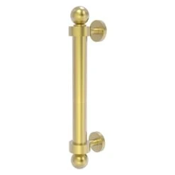 Allied Brass 8-in Satin Brass Reeded Door Pull
