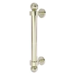 Allied Brass 8-in Polished Nickel Reeded Door Pull