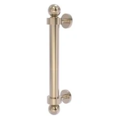 Allied Brass 8-in Antique Pewter Reeded Door Pull