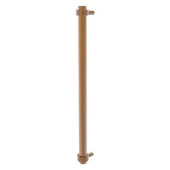 Allied Brass Brushed Bronze 18-in Refrigerator Pull With Grooved Accents