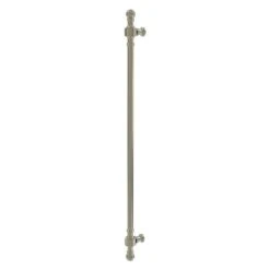Allied Brass Retro Wave Polished Nickel 18-in Refrigerator Pull