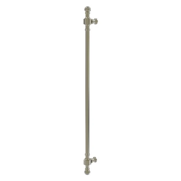 Allied Brass Retro Wave Polished Nickel 18-in Refrigerator Pull 1 Allied Brass Retro Wave Polished Nickel 18-in Refrigerator Pull