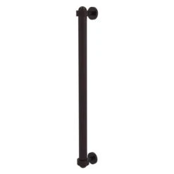 Allied Brass Aged Bronze Finish 18-in Refrigerator Pull With Grooved Accents