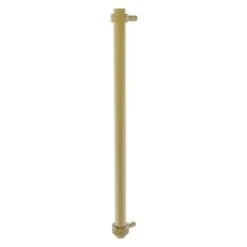Allied Brass Unlacquered Brass 18-in Refrigerator Pull With Dotted Accents