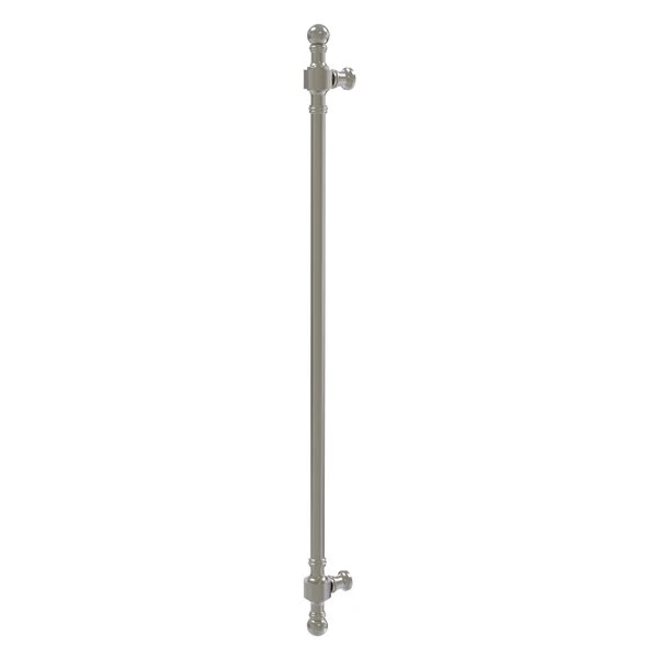 Allied Brass Retro Wave Satin Nickel 18-in Refrigerator Pull 1 Allied Brass Retro Wave Satin Nickel 18-in Refrigerator Pull