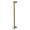 Allied Brass Unlacquered Brass Finish 18-in Refrigerator Pull With Dotted Accents