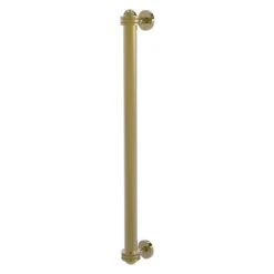 Allied Brass Unlacquered Brass Finish 18-in Refrigerator Pull With Dotted Accents