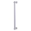 Allied Brass Satin Chrome Finish 18-in Refrigerator Pull With Twisted Accents