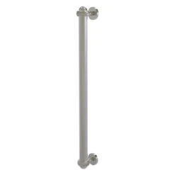 Allied Brass Satin Nickel Finish 18-in Refrigerator Pull With Twisted Accents