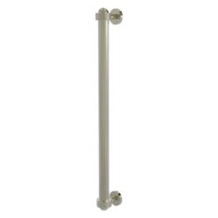 Allied Brass Polished Nickel Finish 18-in Refrigerator Pull With Grooved Accents