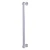 Allied Brass Polished Chrome Finish 18-in Refrigerator Pull With Dotted Accents