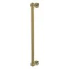Allied Brass Unlacquered Brass Finish 18-in Refrigerator Pull With Grooved Accents