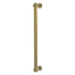 Allied Brass Unlacquered Brass Finish 18-in Refrigerator Pull With Grooved Accents