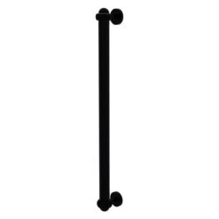 Allied Brass Matte Black Finish 18-in Refrigerator Pull With Twisted Accents