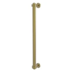 Allied Brass Satin Brass Finish 18-in Refrigerator Pull With Grooved Accents