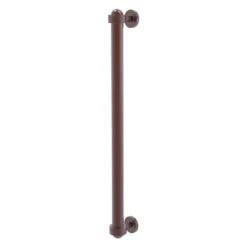 Allied Brass Antique Copper Finish 18-in Refrigerator Pull With Grooved Accents