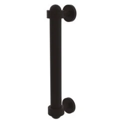 Allied Brass Oil-Rubbed Bronze 8-in Door Pull With Grooved Accents