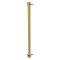 Allied Brass Unlacquered Brass 18-in Refrigerator Pull With Grooved Accents
