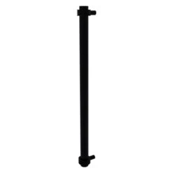 Allied Brass Matte Black 18-in Refrigerator Pull With Dotted Accents