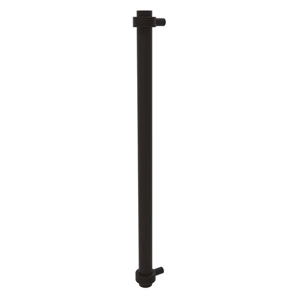 Allied Brass Oil-Rubbed Bronze 18-in Refrigerator Pull With Grooved Accents 1 Allied Brass Oil-Rubbed Bronze 18-in Refrigerator Pull With Grooved Accents