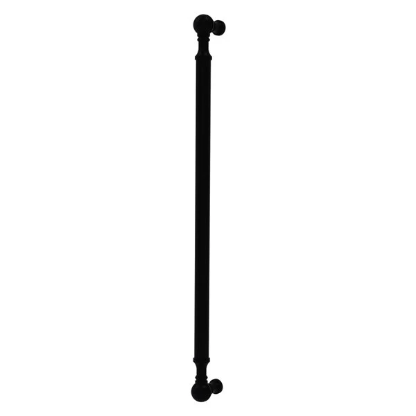 Allied Brass Matte Black 18-in Beaded Refrigerator Pull 1 Allied Brass Matte Black 18-in Beaded Refrigerator Pull