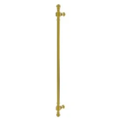 Allied Brass Retro Wave Polished Brass 18-in Refrigerator Pull