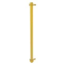 Allied Brass Polished Brass 18-in Refrigerator Pull With Grooved Accents