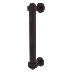 Allied Brass Venetian Bronze 8-in Door Pull With Grooved Accents